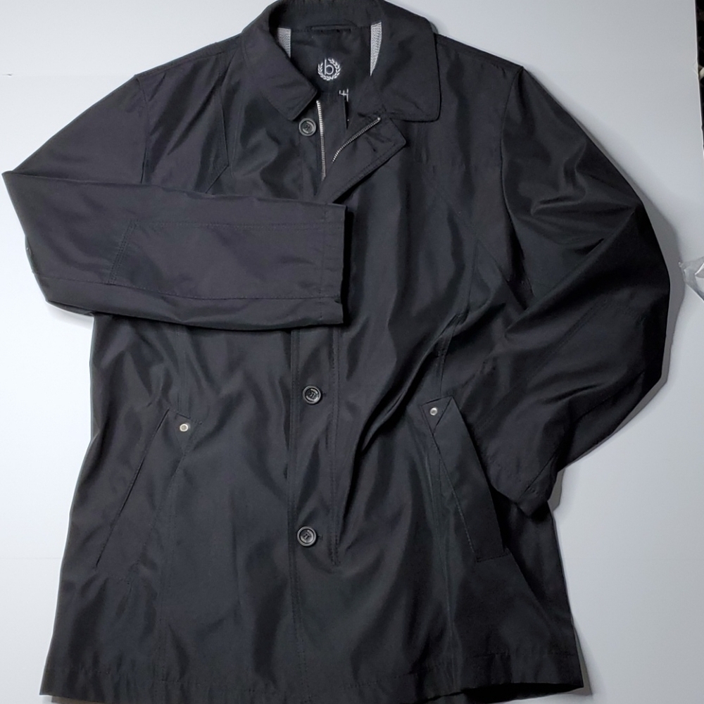 Bugatti Trenchcoat 26 Mens Zip & Button front